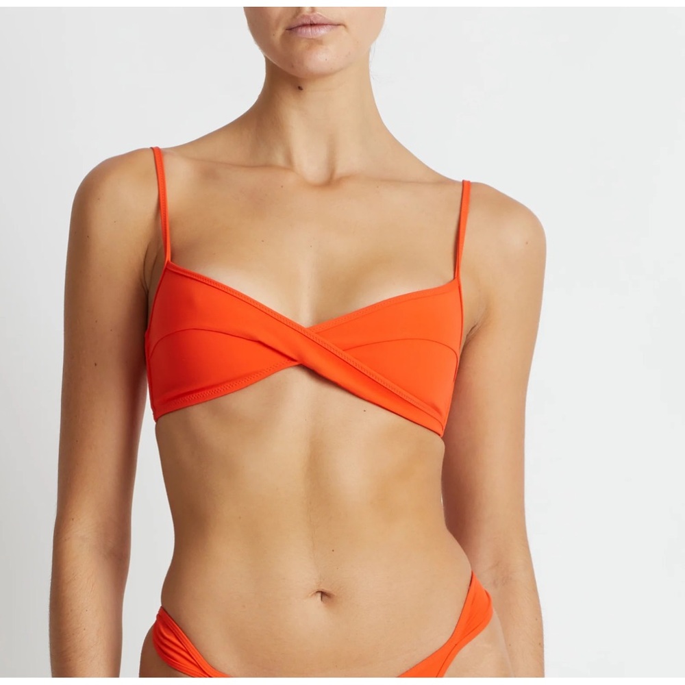 Tropic of C sculpting infinity top in persimmon compression